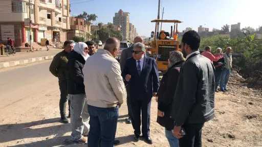 محافظ الدقهلية يتفقد أعمال إنشاء كوبري معلة بطلخا