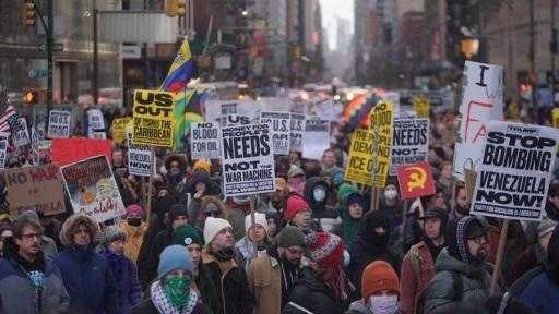 اعتقالات في نيويورك خلال احتجاجات ضد سياسات الهجرة الأمريكية