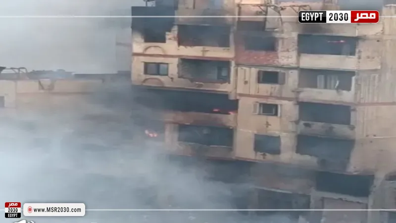 حريق منشأة ناصر