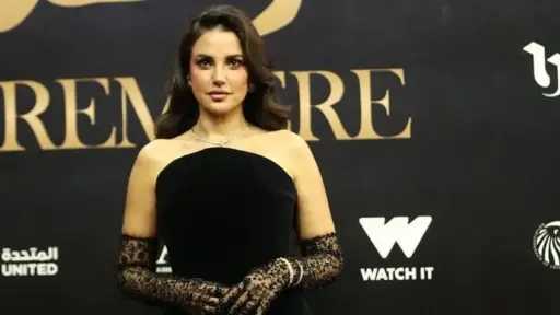 بإطلالة سوداء لافتة.. درة تتألق في حفل خريطة... بإطلالة سوداء لافتة.. درة تتألق في حفل خريطة دراما رمضان 2026