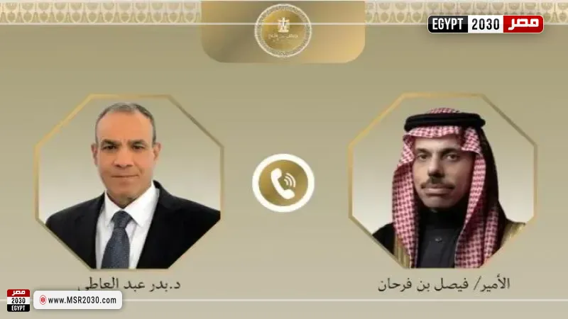 وزير الخارجية ونظيره السعودي