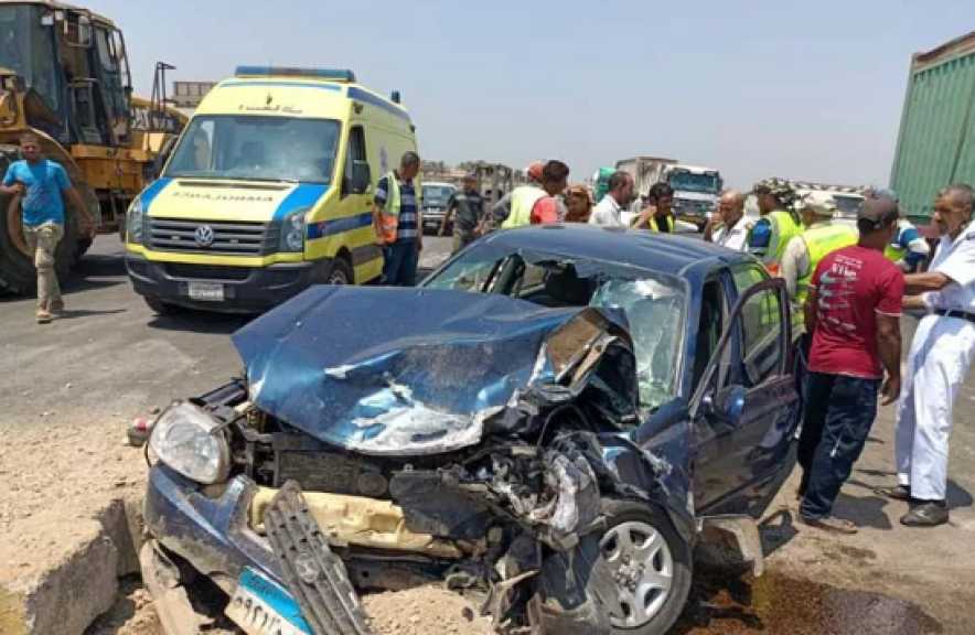 إصابة أسرة مكونة من 4 أشخاص إثر اصطدام سيارة ملاكي بهم بالمنوفية