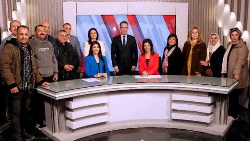 قناة النيل الدولية تدخل مرحلة جديدة.. المسلماني يفتتح استوديو النشرات المطوّر