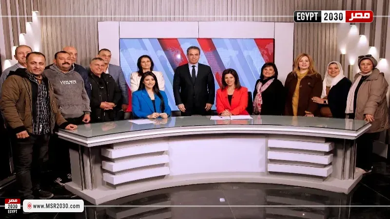 المسلماني يفتتح استوديو النشرات المطوّر في قناة النيل الدولية