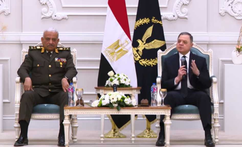 وزير الداخلية يستقبل كبار قادة القوات المسلحة بمناسبة عيد الشرطة الـ74