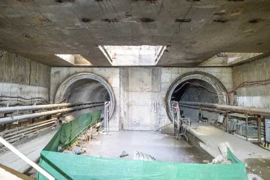 تطورات تنفيذ المرحلة الأولى من الخط الرابع للمترو| صور