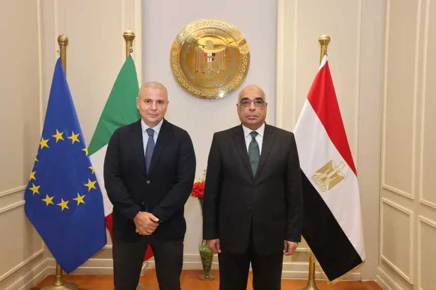 وزير العدل يستقبل سفير إيطاليا بالقاهرة لبحث سبل تعزيز التعاون القضائي