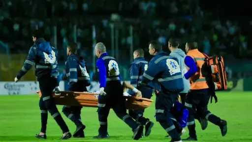 باهر المحمدي يُعلن إصابته بكسر في الترقوة بمباراة المصري والزمالك