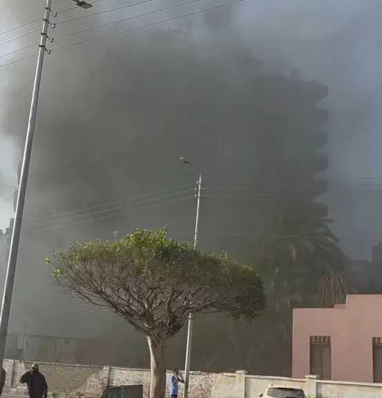 إصابة شخصين في حريق معمل تحاليل وسط الإسماعيلية