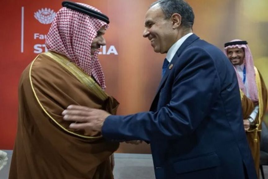 وزير الخارجية ونظيره السعودي