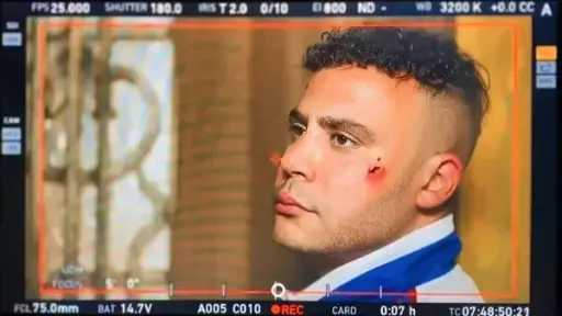 محمد عادل إمام يروج لمسلسل «الكينج»