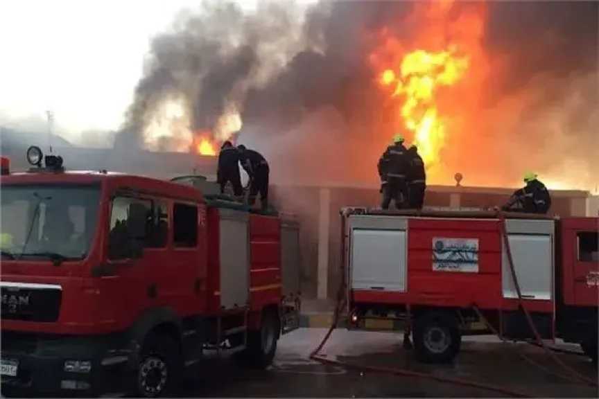 السيطرة على حريق بمقطورة قطار قصب قبل دخوله مصنع سكر قوص بقنا