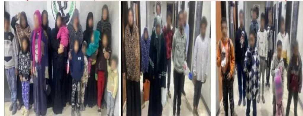ضبط 15 شخصا استغلوا 21 طفل فى التسول بشوارع القاهرة