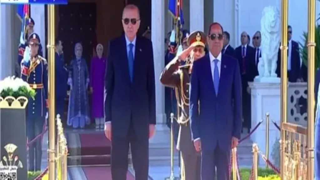 بدء المباحثات الرسمية بين الرئيس السيسي ونظيره التركى في قصر الاتحادية