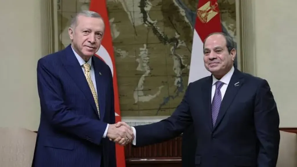  الرئيسين السيسي وأردوغان