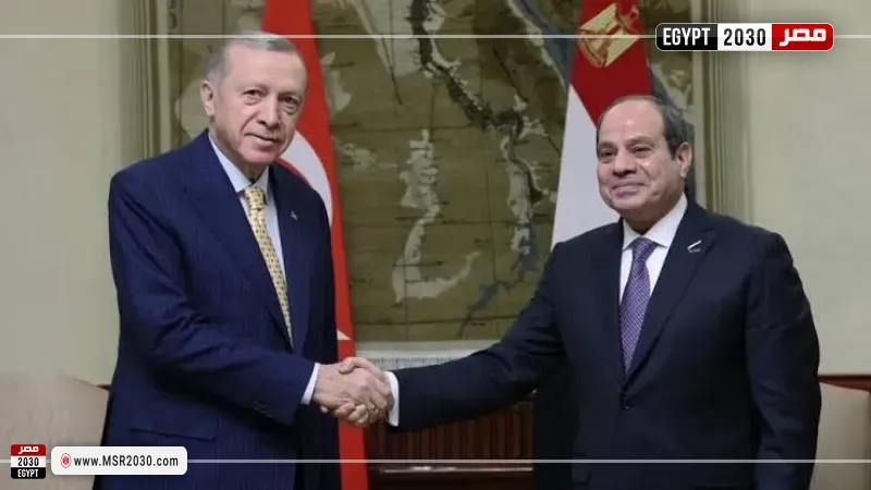  الرئيسين السيسي وأردوغان