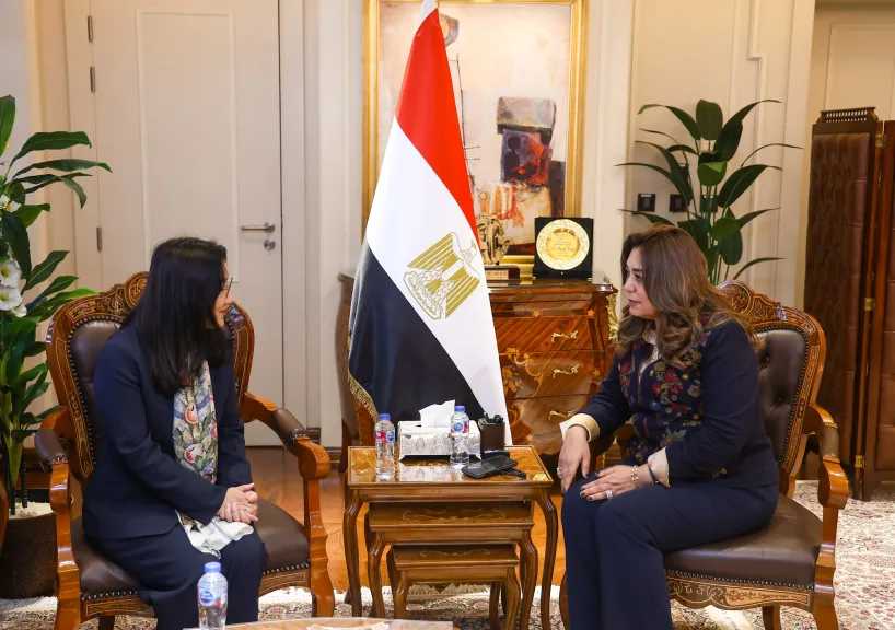 وزيرة التنمية المحلية تبحث مع ممثلة برنامج الأمم المتحدة الإنمائي ملفات التعاون المشتركة