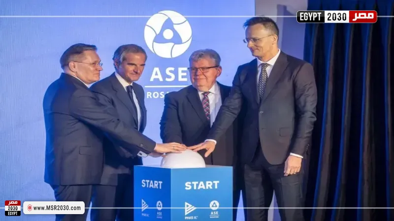 مراسم صب خرسانة محطة باكش النووية