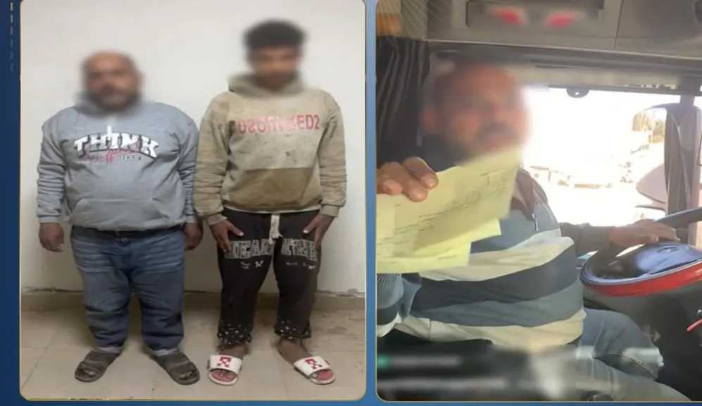 الأمن يكشف ملابسات فيديو ادعاء سائق نقل ثقيل ضد ضابط مرور ببني سويف