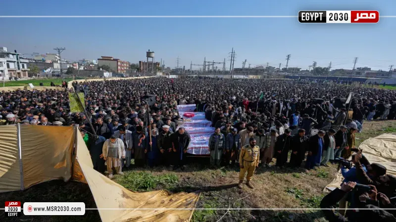 صلاة الجنازة على ضحايا الهجوم