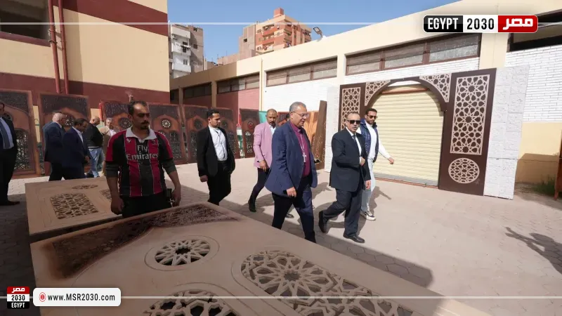 محافظ أسيوط ورئيس الطائفة الإنجيلية 