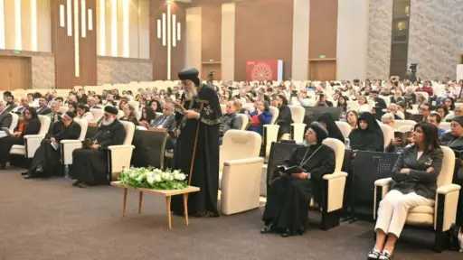 البابا تواضروس الثاني يشهد حفل الباروسيَّا لجوقة وأوركسترا القديس كيريل القبطية الأوربية