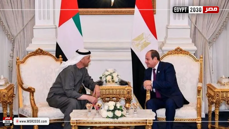 الرئيس السيسي ونظيره الإماراتي