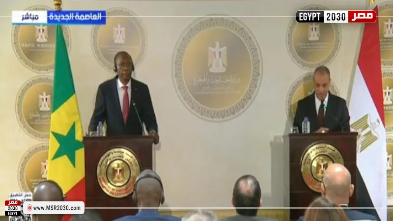 وزير الخارجية ونظيره السنغالي