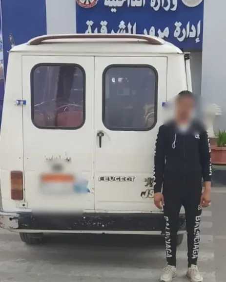 ضبط ميكروباص لتجزئة خط السير بهدف زيادة الربح المادى في الشرقية