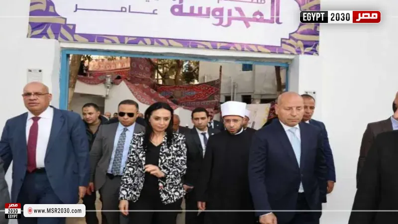 وزراء الأوقاف والتضامن والتنمية المحلية يتفقدون مطعم المحروسة برمسيس