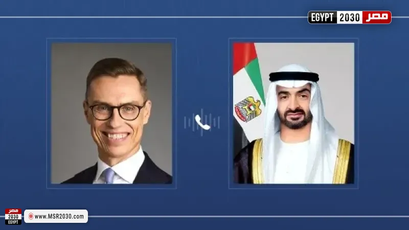 رئيسا الإمارات وفنلندا
