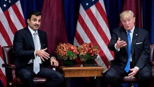 الرئيس الأمريكي وأمير قطر يبحثان تطورات المنطقة وجهود خفض التصعيد