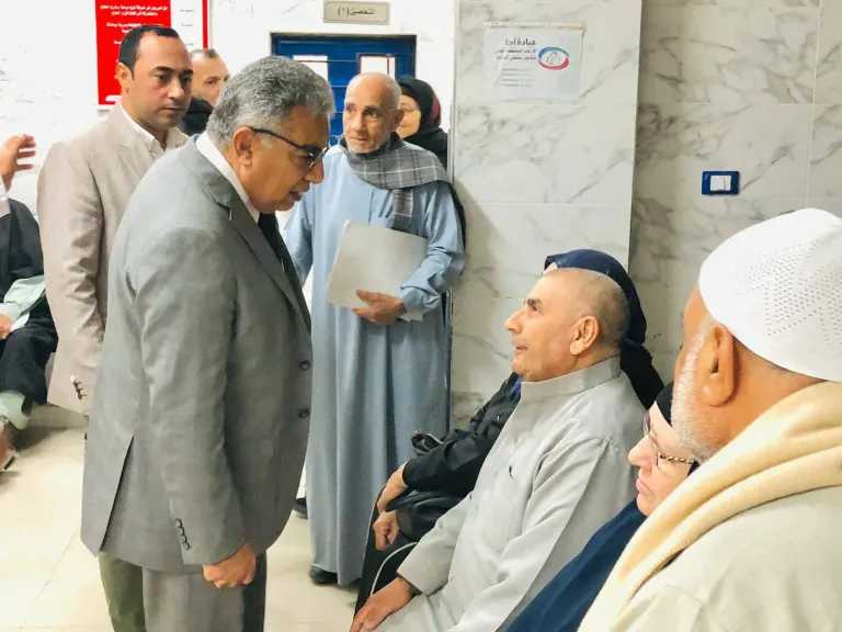 محافظ الدقهلية يتفقد عيادة أجا للتأمين الصحي ويؤكد: حريصون على سرعة الاستجابة للمرضى