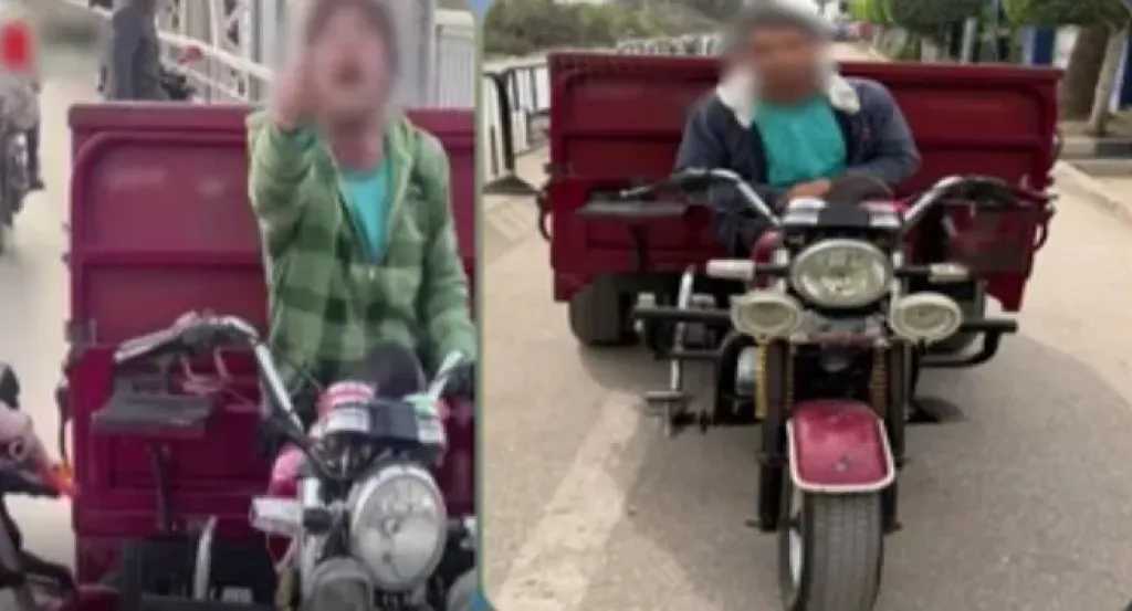 ضبط قائد تروسيكل بالقليوبية يسير عكس الاتجاه ويهدد مواطن