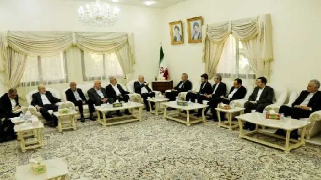 وفد من حماس يلتقي لاريجاني في الدوحة لبحث أوضاع قطاع غزة