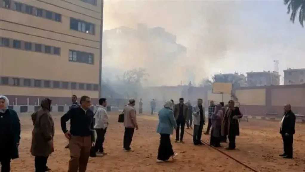 السيطرة على حريق داخل مدرسة خاصة بدمنهور دون إصابات