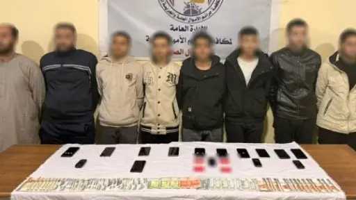 ضبط 8 أشخاص بتهمة النصب والإستيلاء على أموال المواطنين  بالمنيا