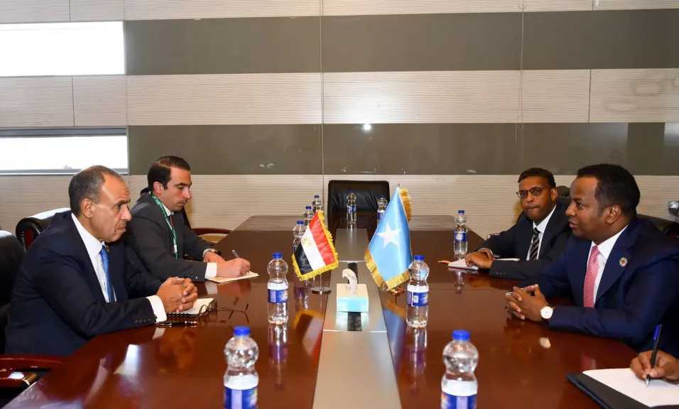 وزير الخارجية يلتقي نظيره الصومالي ويؤكد دعم مصر لوحدة وسيادة الصومال