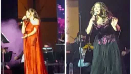 أميرة أحمد وكنزي تتألقان في افتتاح سهرات عيد الحب بالأوبرا وسط حضور جماهيري كبير