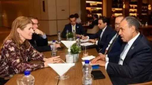 وزير الخارجية يلتقى وزيرة الدولة البريطانية للتنمية الدولية والشئون الأفريقية