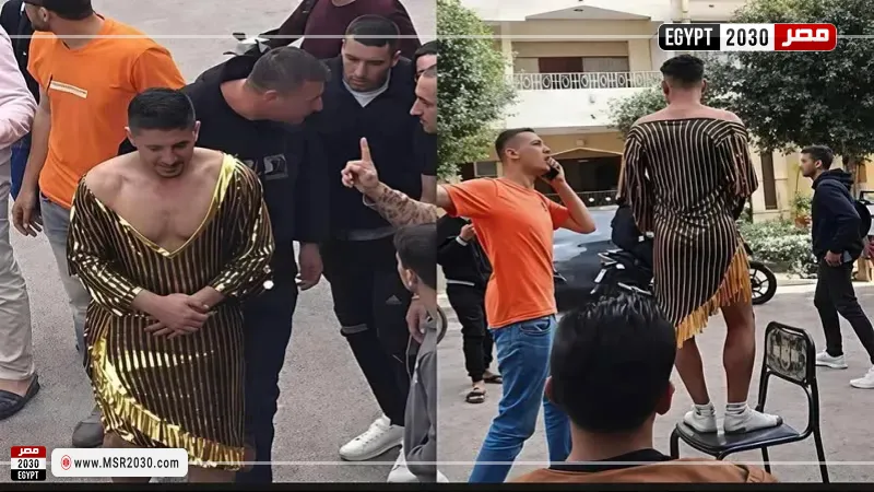  إجبار على ارتداء ملابس نسائية