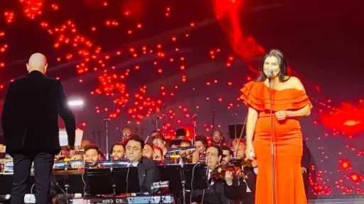 رحاب مطاوع تتألق في ليالي عيد الحب بالأوبرا... رحاب مطاوع تتألق في ليالي عيد الحب بالأوبرا بأغاني وردة الجزائرية