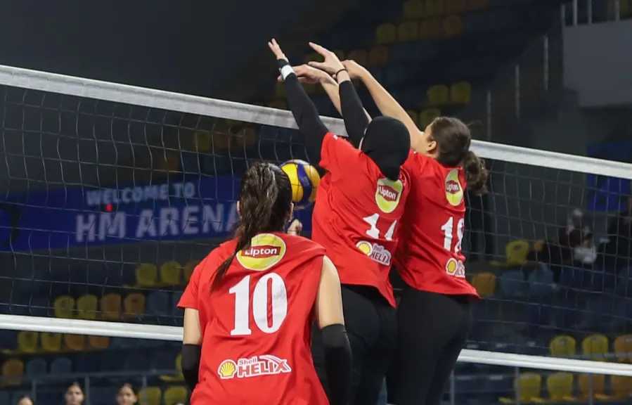 الأهلي وسبورتنج يحققان الفوز بالجولة الأولى من كأس سوبر آنسات الكرة الطائرة