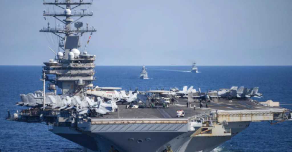 حاملة طائرات أمريكية ثانية تتجه إلى الشرق الأوسط بانتظار إشارة ترامب.. تفاصيل