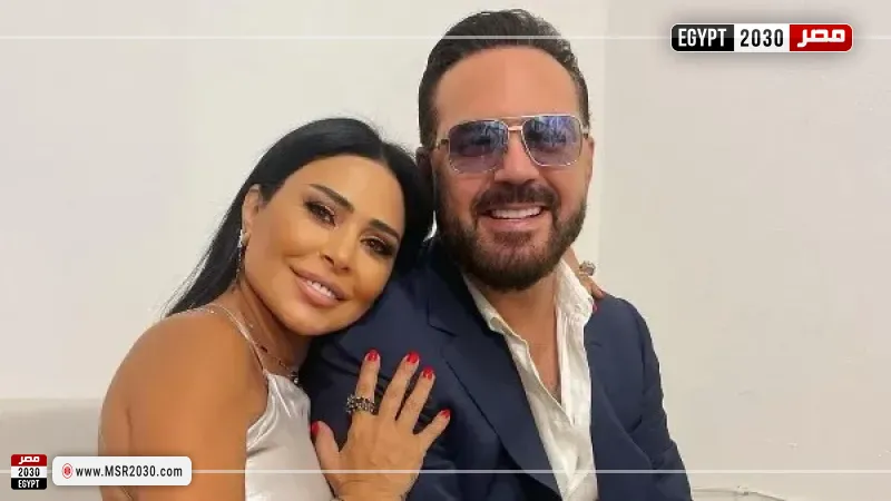 وائل جسار وزوجته 