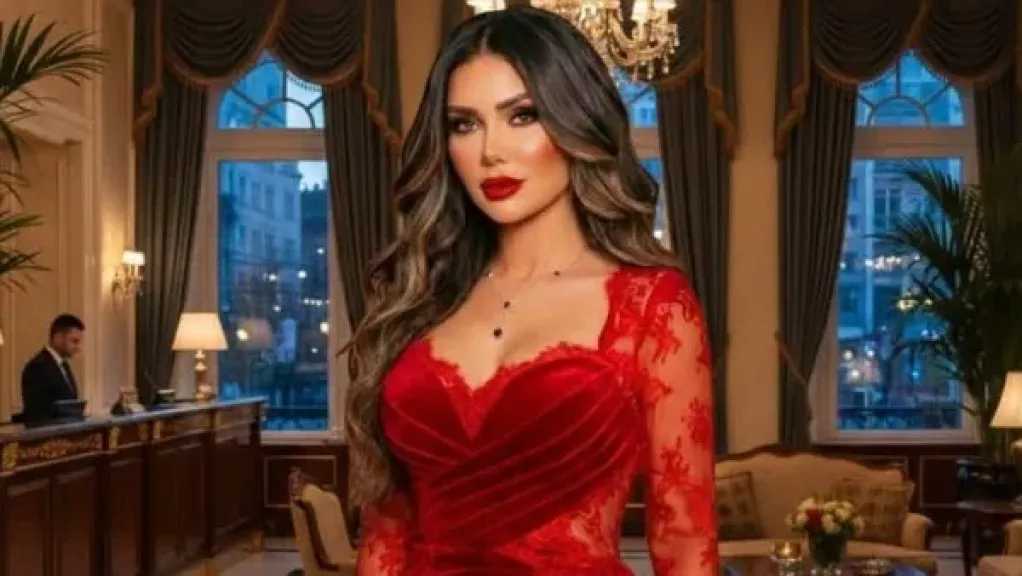 طلالة رومانسية.. إيناس عز الدين تحتفل بعيد الحب بفستان أحمر لافت