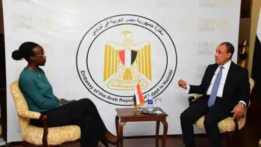 خلال لقاء إعلامي.. عبد العاطي يؤكد تعزيز الشراكة... خلال لقاء إعلامي.. عبد العاطي يؤكد تعزيز الشراكة الاستراتيجية مع كينيا ودعم الاستقرار الأفريقي