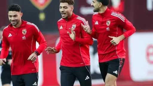 تفاصيل مران الأهلي استعدادًا للجونة.. وتريزيجيه وزيزو يواصلان التأهيل