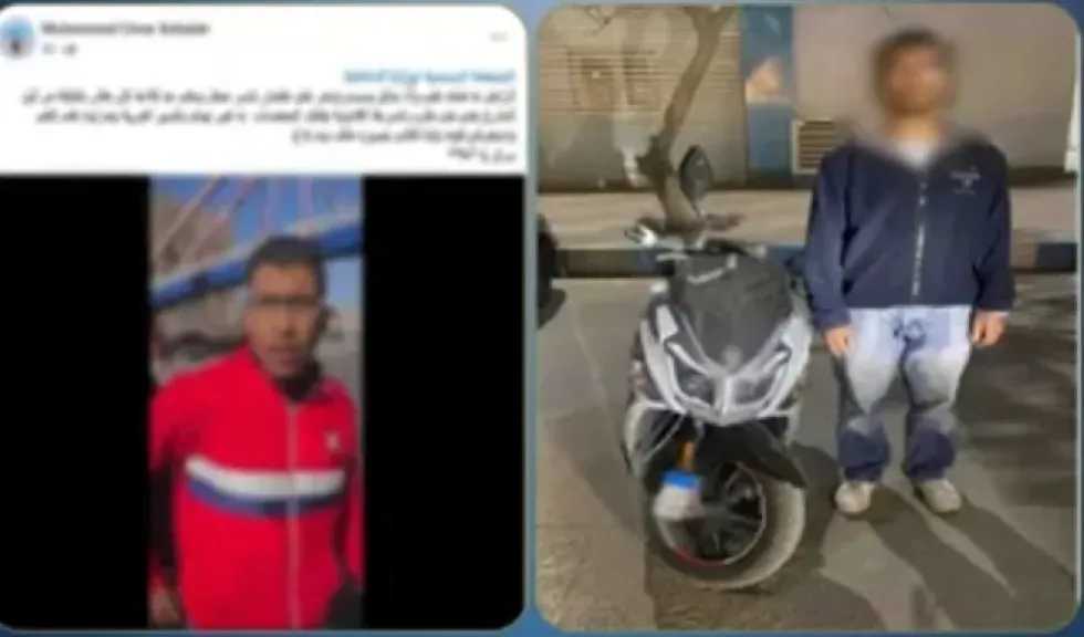 ضبط قائد دراجة نارية بالإسكندرية لتعديه على مواطن بسبب أولوية المرور