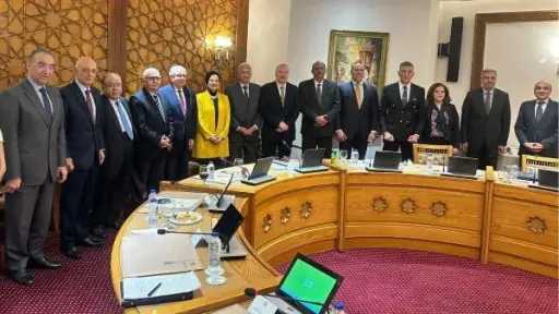 مساعد وزير الخارجية للشئون البرلمانية تعقد لقاء يجمع القيادات السابقة للقطاع البرلماني